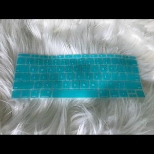 Blue MacBook Air keyboard skin